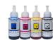 GPN PRINT Refill for Use In Epson L555 PrInter Multicolor Black Cya Tri Color Ink Bottle (Pack of 4)