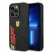CG MOBILE Ferrari iPhone 14 Pro Case [Official Licensed] PU Leather Case with SF Logo Protective Case/Cover Designed for iPhone 14 Pro (6.1-Inch) 2022 - Black