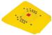WIB 81 Acupressure Power Mat With 22 Bio Magnets Massager (yellow)