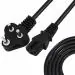 Ganix Computer Power Cable Cord for Desktops PC and Printers/Monitor SMPS Power Cable IEC Mains Power Cable 250V 10A 3 Pin AC Adapter Cable(1Mtr.- Black)