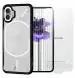 KAPAVER Transparent Back Cover Case with [Edge-to-Edge] [Full Glue] [Anti-Scratch] Tempered Glass for Nothing Phone 1 5G (Case with Glass)