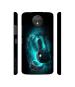 Casotec Cool Headphone Design 3D Printed Hard Back Case Cover for Motorola Moto C Plus