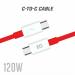 EGRAPCO 120W Type-C USB Cable for Oppo/Samsung/Oneplus/Reno 6/ Oppo F19 Pro USB Cable Original Support Dash Wrap, Dart, Flash, Supervooc Fast Charging Cable | Data Sync Cable Type-C to Type-C
