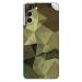 GADGETSWRAP Premium Material Skin Vinyl Decal Sticker Compatible With Samsung Galaxy S21 FE- Diamond Green Camo
