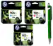 HP 905XL C/M/Y Original Ink Cartridge (Set of 3) With ITGLOBAL 3in1 Multi-Function Pen