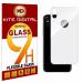 Kite Digital iPhone X/iPhone Xs White Back 5D Premium Tempered Glass Screen Protector Slim 9H Hard 2.5D