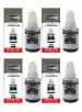 TRISAMA Canon Pixma G Series Printer G1000, G1010, G2000, G2010, G2012, G3000, G3010, G3012, G4000, 4010, G4012 Black Ink Cartridge Bottle (Pack of 4)