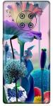 aadia Huawei Mate 30 Pro Matte Vinyl Flower Printed Mobile Skin Sticker with Scratch Resistant Lamination