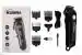 Kubra KB - 908 Professional Hair Clipper For Men - Black | Beard & Body Trimmer | Usb Fast Charging | Stainless Steel self-sharpening blades