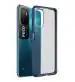 Golden Sands for Poco M3 Pro Back Cover - Rugged Frosted Series Semi Transparent PC Shock Proof TPU Slim Case for Poco M3 Pro 5G Mobile, Frosted Blue