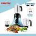 Kimatsu Saffron MG-750 Watt Mixer Grinder with 3 Stainless Steel Leak-proof Jars (Liquidizing, Dry & Chutney Jar), 3 Speed & Pulse function, 3 Years Warranty on motor (Sea Blue and Black, Metallic)