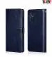 SCARDY VIVO V17 BACK COVER / LEATHER FLIP COVER / BLUE COLOR