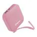 TP TROOPS 6800 mAh Mini Power Bank Cute Power External Charger Emergency Cubic Pretty Powerbank (PINK)
