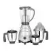 Morphy Richards Icon Superb 750 Watt Mixer Grinder, 4 Jars, Silver and Black