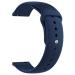 Acm Watch Strap Silicone Belt compatible with Fire-Boltt Saturn Bsw085 Smartwatch Sports Band Dark Blue