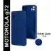 Knotyy MOTO G72, MOTOROLA G72 Blue Back Cover