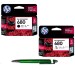 HP 680 Original Ink Cartridge (Black & Colour) (Set of 2) With ITGLOBAL 3in1 Multi-Function Pen