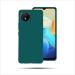 SUPER ME Vivo Y02 Green Plastic Dual Protection Back Cover