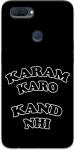 CustomEra Oppo A12 Multicolour Karam Karo Quote Polycarbonate Hard Case Back Cover