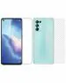 GADGETRONICS Oppo Reno 5K Transparent Carbon Fiber Scratchproof Screen Protector and Skin Sticker