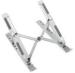 Benison India Silver Aluminium Laptop Stand (Pack Of 2)