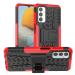 A Accessories Kart Samsung F23 5G Red Polycarbonate Shockproof Absorption Dual Layer Protection Back Case Cover