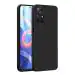 LIRAMARK Silicone Soft Back Cover Case for Xiaomi Redmi Note 11, Note 11s (Silicone Black)