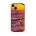 GADGETSWRAP Printed Vinyl Skin Sticker for Apple iPhone 14 - Wave Sunset