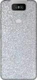SRG INFOTECH Asus Zenfone 6 ZS630KL Mobile Skin (Silver Sparkle Gloss)