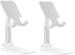 Sureelee White Adjustable Cell Phone Holder Foldable Tablet Stand Mobile Phone Mount (Pack Of 2)