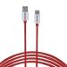 SHOPIES USB TYPE C SUPERVOOC RED DATA CABLE 80 W/DASH CHARGING CABLE RED 1 M /FOR OPPO,VIVO ONEPLUS & FOR ALL TYPE C DEVICES…....