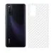 ECMERED Vivo Iqoo 3 5G Ultra Thin Slim Fit 3M Clear Transparent 3D Carbon Fiber Back Skin Rear Screen Guard Tector Sticker Tective Film Wrap Not Glass (Pack Of 1)
