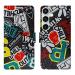 A D Enterprises Chill Black Flip Cover for Samsung S23 FE 5G | Magnetic Case | Shock Absorbent | Flip Cover Samsung S23 FE 5G