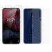 Kite Digital Nokia 6.1 Plus Back Screen Protective Film Carbon Fiber Skin Transparent Screen Guard Sticker & Premium Tempered Glass Screen Protector