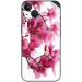 GADGETSWRAP Printed Vinyl Skin Sticker for Apple iPhone 14 Plus - pink magnolia flowers