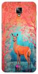Gift Minister Hard Designer Mobile Case For One Plus 3 Back Cover Cadet Blue - Silk Multi Deer Orange Tranquil Gardenscapes Plasticien Glossy Finish Teal Red Shockproof Anti-Slip Flexible 1Pcs 1701P