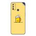 GADGETSWRAP Printed Vinyl Skin Sticker for OnePlus Nord N100 - Minimal Emoji Cup Of Tea