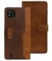 Jkobi Flip Cover Case For Realme C20 | Realme C20A ( Professional Dual Leather Finish | Magnetic Closure | 360 Degree Camera Protection | Rear and Interior Card Slots | Tan with Brown )