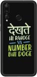 aadia Huawei Nova 4 Matte Vinyl Quotes Printed Mobile Skin Sticker with Scratch Resistant Lamination