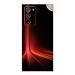 GADGETSWRAP Printed Vinyl Skin Sticker for Samsung Galaxy Note 20 Ultra - Vertical Red Laser Light Spread