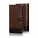ClickCase Zorro Dual Shade Series For Samsung Galaxy A02S Brown and Coffee Faux Leather Mobile Wallet Flip Cover