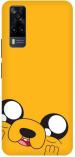 GOLDALPHA Yellow Plastic Back Cover For Vivo Y51A