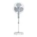 CG VHEG Pedestal Fan | 400mm (40CM) | Smooth Oscillation | 3 Speed setting | Wider Blades | Elegant design | For Home, Kitchen, Office | 2 Year Product Warranty | Cloud White