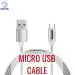 GeekTitan Indestructibl Micro-USB Cable Fast Charging - Upto 3Amp & Sync Data Cable(1.2M Silver)