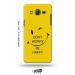 Tweakymod Printed Funny FAce Yellow Back Cover For Samsung ON5