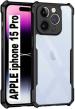 XOVO Back Cover for APPLE Iphone 15 Pro, Iphone 15 Pro, (Transparent, Dual Protection, Pack of 1)