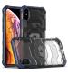 Golden Sands [Explorer Series] Apple iPhone X/iPhone Xs Back Cover Shockproof Semi-Transparent Rugged Military Grade Phone Case, Certified Drop Protection, Space Black