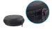 Tech Gear Pouch for Earphones ,travel Organizer Pouch for Earphones, Data Cable, Pen Drives, Memory Card (Black)