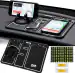 MMAK Anti-Slip Car Dashboard Mat & Mobile Phone Holder Mount with Car Perfume & Radium Night Glow