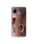 Casotec Flower Metal Design Printed Silicon Soft TPU Back Case Cover for Infinix Smart 5A